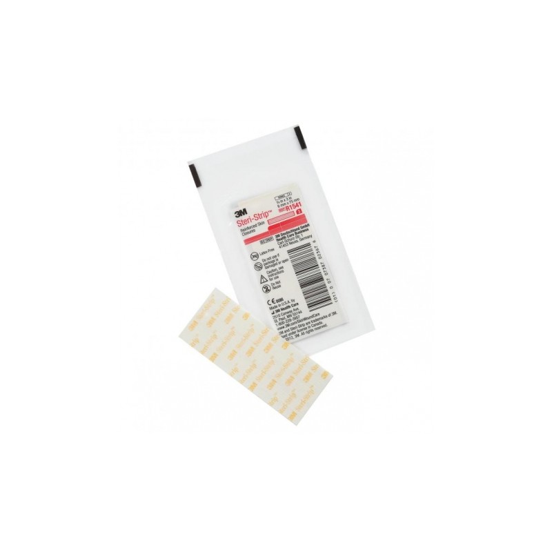 Suture adhésive Steri-Strip 3M 6mm x 75mm en pochette de 3 Suture adhésive Steri-Strip 3M 6mm x 75mm en pochette de 3