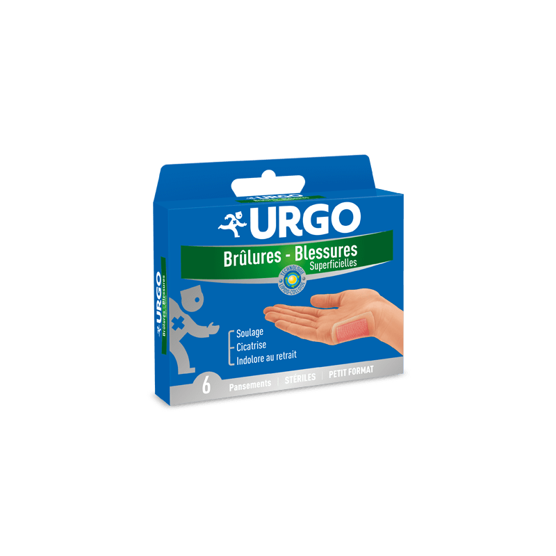 URGO Brûlures – Blessures superficielles Pansement stérile