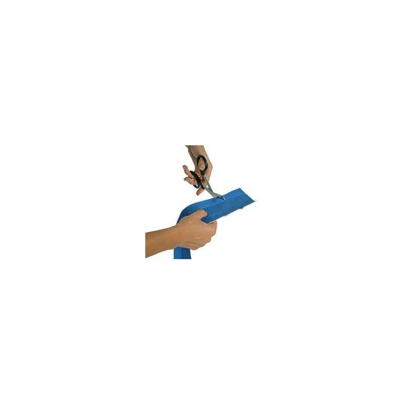 Pansement à découper plastique bleu détectable 8cm x 1m Pansement à découper plastique bleu détectable 8cm x 1m