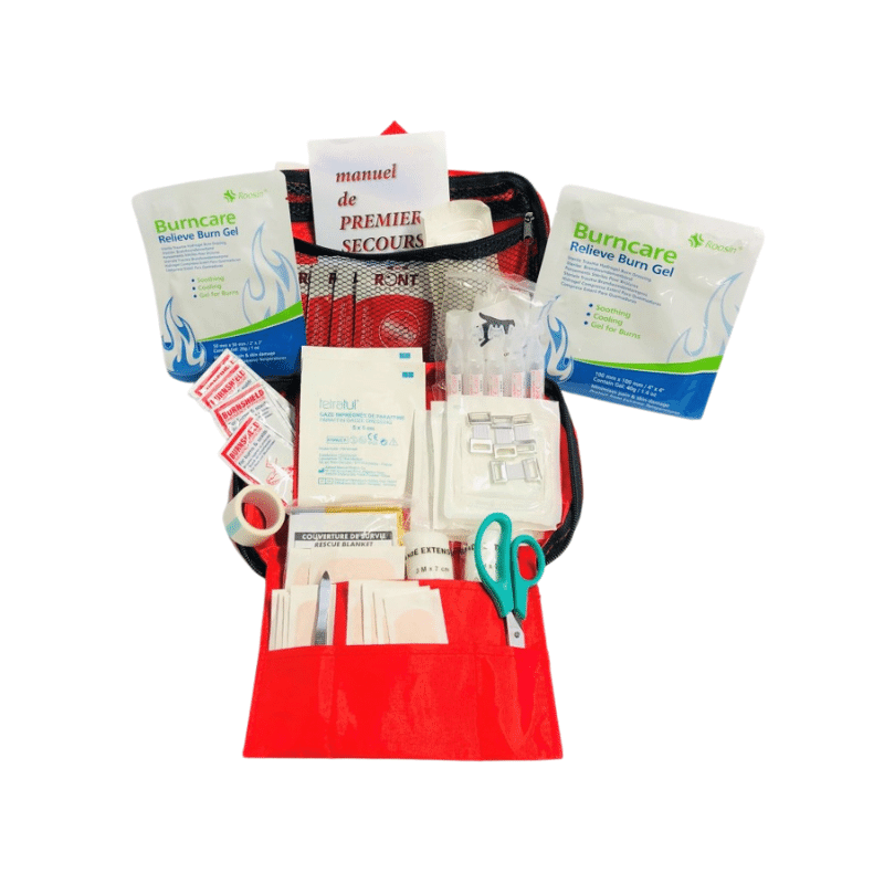 Boutique de 1er Secours - Trousse de secours urgence brûlure jusqu'à 5 personnes Boutique de 1er Secours - Trousse de secours urgence brûlure jusqu'à 5 personnes