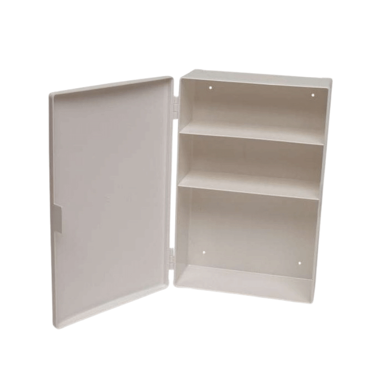 Boutique de 1er Secours - Armoire à pharmacie garnie 10 personnes 2 étagères plastique Boutique de 1er Secours - Armoire à pharmacie garnie 10 personnes 2 étagères plastique