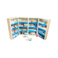 Armoire à pharmacie garnie jusqu'à 15 personnes métal