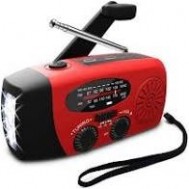 Radio, lampe torche Hybride Dynamo/solaire.rechargeable