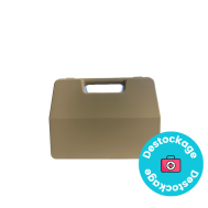 Trousse secours beige 32cm x 28cm x 12cm