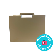 Trousse secours beige 28cm x 24cm x 7.5cm