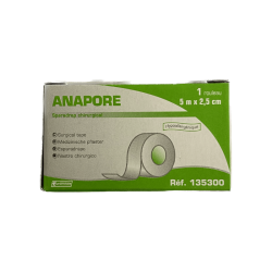Boutique de 1er Secours - Sparadrap microporeux avec dévidoir 2.5cm x 5m