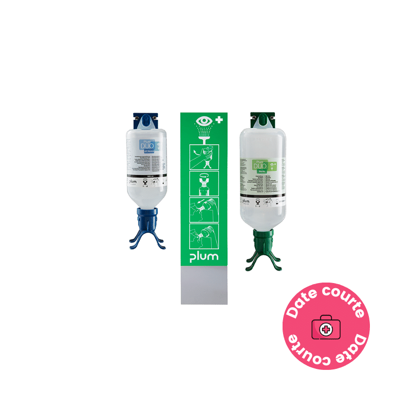 Boutique de 1er Secours - Station de lavage oculaire duo 500ml+1000ml Plum 4803 Boutique de 1er Secours - Station de lavage oculaire duo 500ml+1000ml Plum 4803