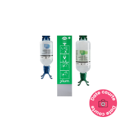 Station de lavage oculaire duo 500ml+1000ml Plum 4803