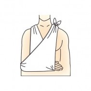 Echarpe triangulaire dite "de mayor"