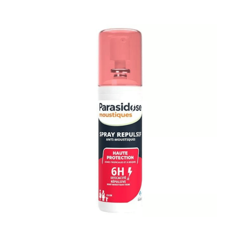 Parasidose moustiques spray anti-moustiques zones tropicales 100ml