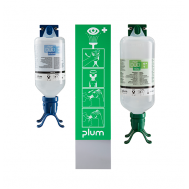 Station de lavage oculaire duo 500ml+1000ml Plum 4803