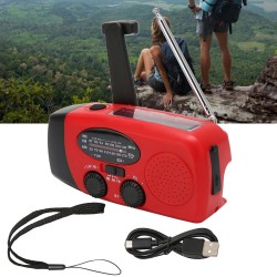 Radio dynamo solaire avec alarme - 123 Secours