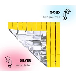 Couverture de survie Adulte - Isothermique & Imperméable - 123 Secours