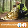 Couverture de survie Adulte - Isothermique & Imperméable - 123 Secours