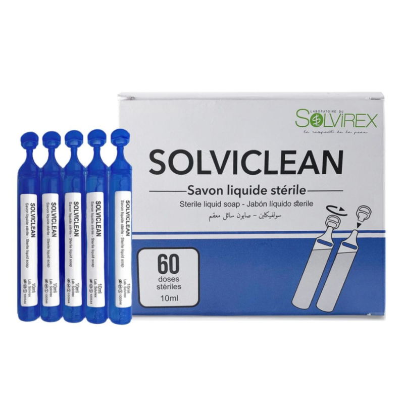 Savon liquide unidose Solviclean - 10 ml