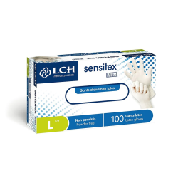 Gants latex non poudrés Sensitex boite de 100