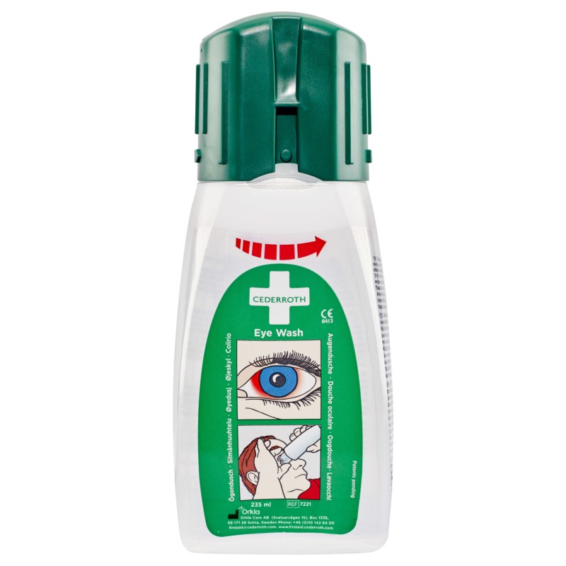 Boutique de 1er Secours - Douche oculaire 235ml Cederroth 7221 Boutique de 1er Secours - Douche oculaire 235ml Cederroth 7221