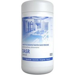 Boutique de 1er Secours - Boîte de 100 lingettes désinfectantes agroalimentaires  DASR -STERICID