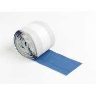 Pansement à découper plastique bleu détectable 8cm x 5m