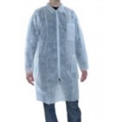 Boutique de 1er Secours - Blouse de protection poignets élastiques par 50
