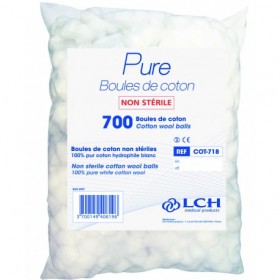 Boules de coton hydrophile...