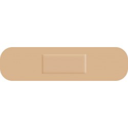 Pansement plastique rose 7.2cm x 1.9cm