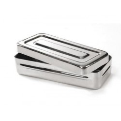 Boite à instrument inox 180mm x 80mm x 40mm