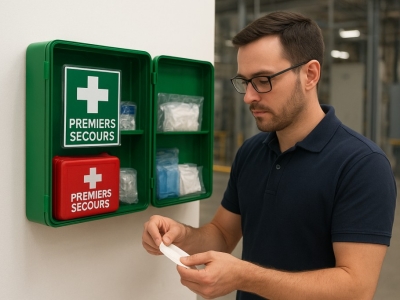 Que doit contenir un poste de secours en entreprise ?